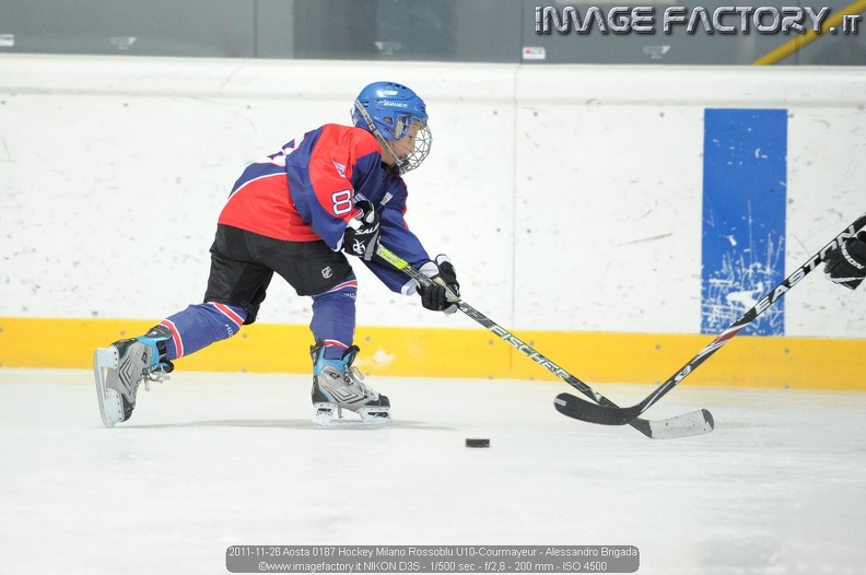 2011-11-26 Aosta 0187 Hockey Milano Rossoblu U10-Courmayeur - Alessandro Brigada.jpg